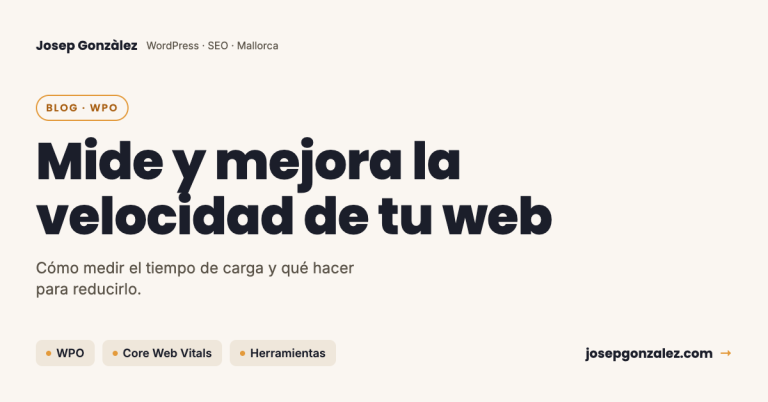 ¿Cómo medir la velocidad de carga de una web para mejorar el tiempo de carga?