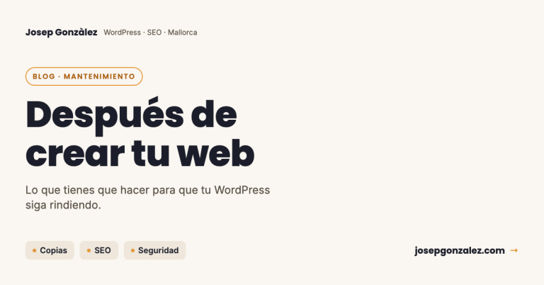 5 pasos para hacer después de crear tu web