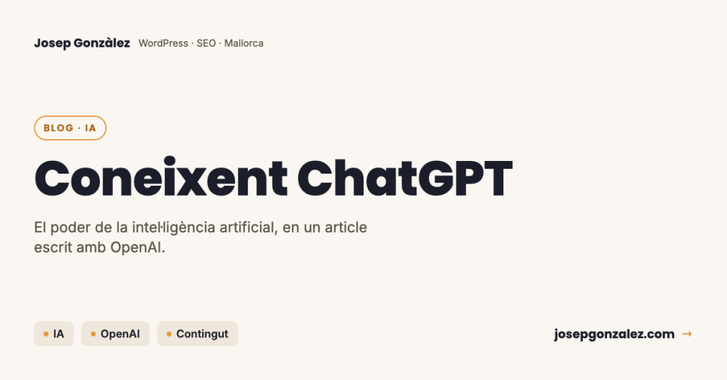Coneixent chat GPT: el poder de la intel·ligència artificial