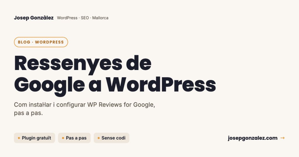 Descobreix com implementar un plugin per a ressenyes de Google a WordPress